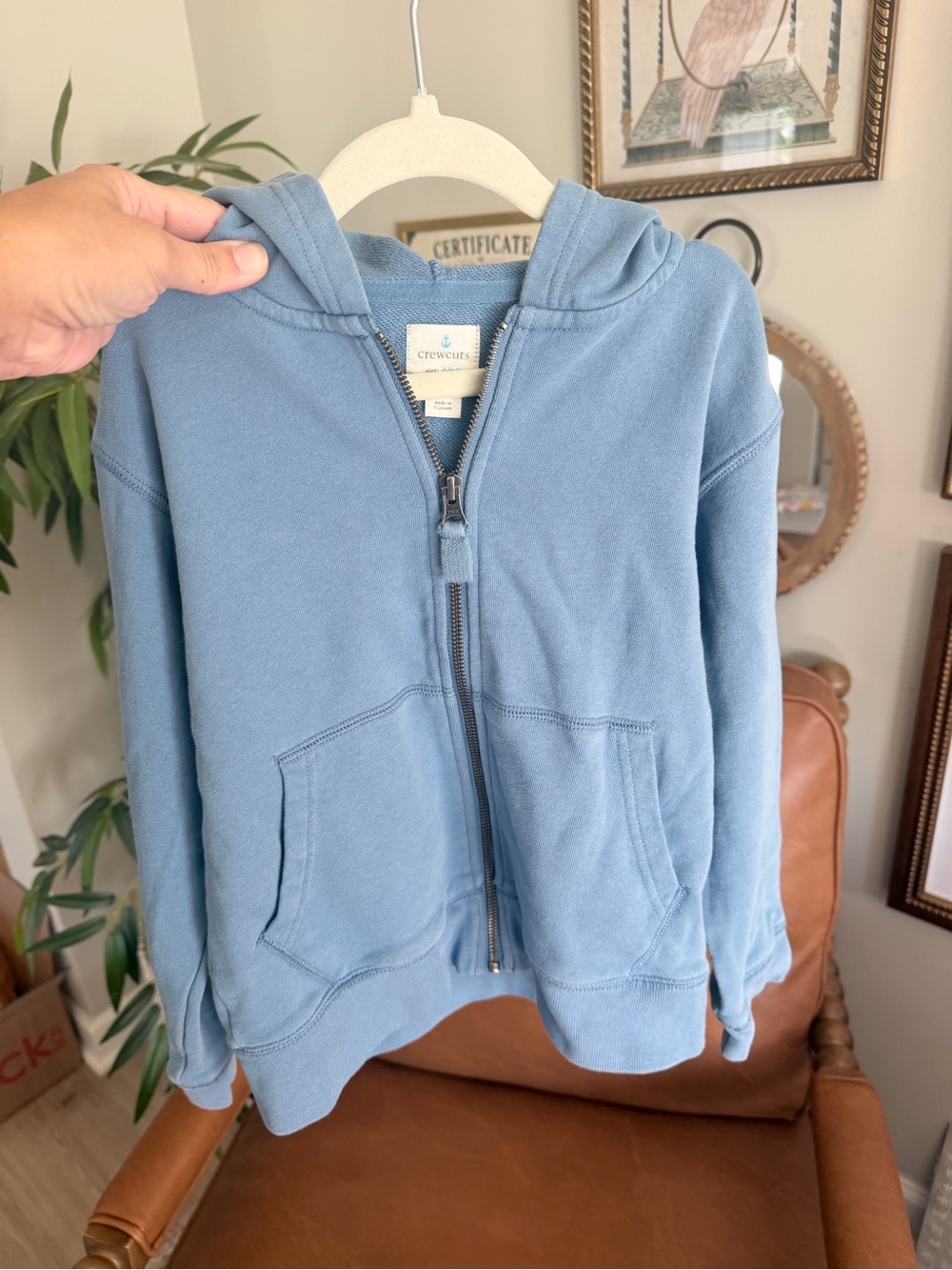 Crew Cuts hooded zip up